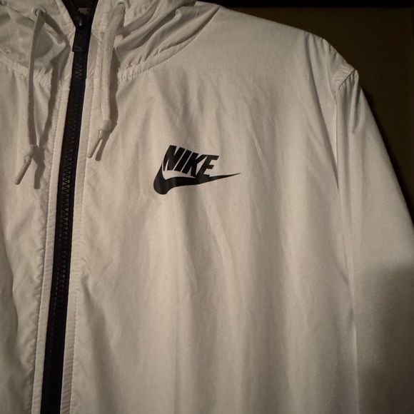 Nike Black and White Hooded windbreaker 3X mens - Picture 4 of 7